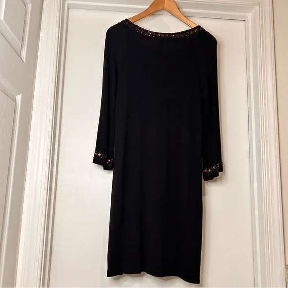 INC (International Concepts) Chocolate Embellished Dress - Size M (NWOT) - Picture 4 of 9